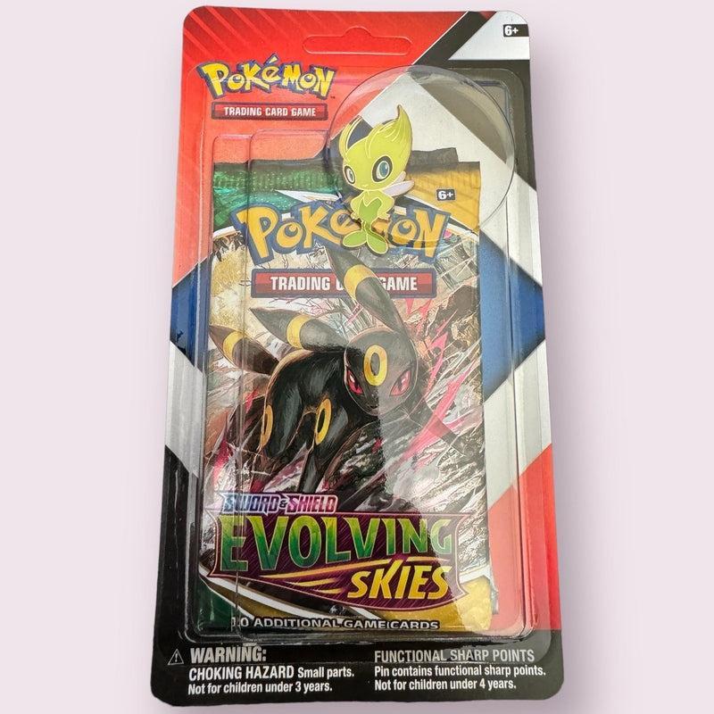 Pokemon Trading Card Game Evolving Skies and Chilling Reign - Celebi Pin set-Pokebundles Ireland