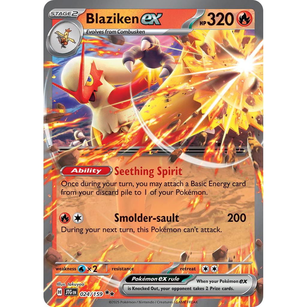 Pokemon TCG Blaziken EX 024/159 - Journey Together