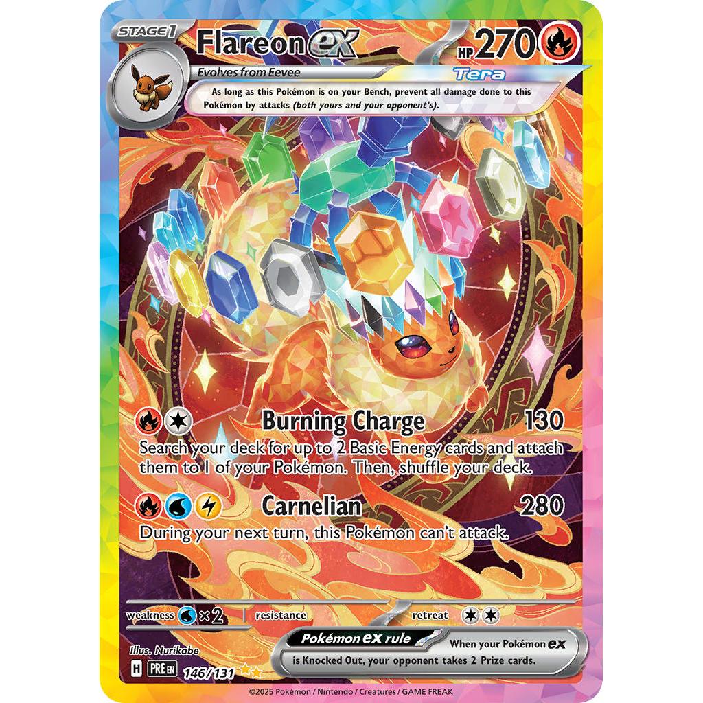 Pokemon TCG Flareon EX 146/131 - Prismatic Evolutions