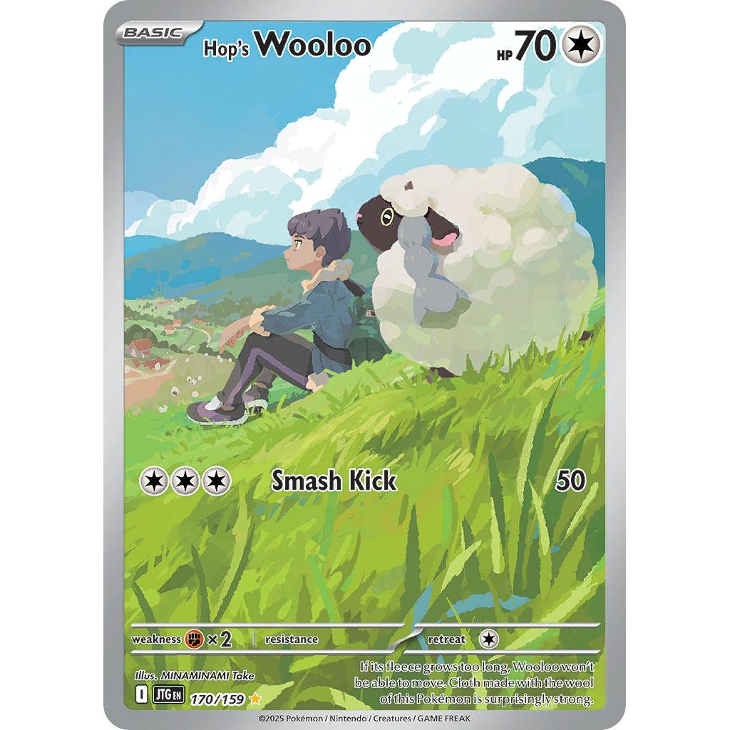 Pokemon TCG Hop's Wooloo 170/196 - Journey Together