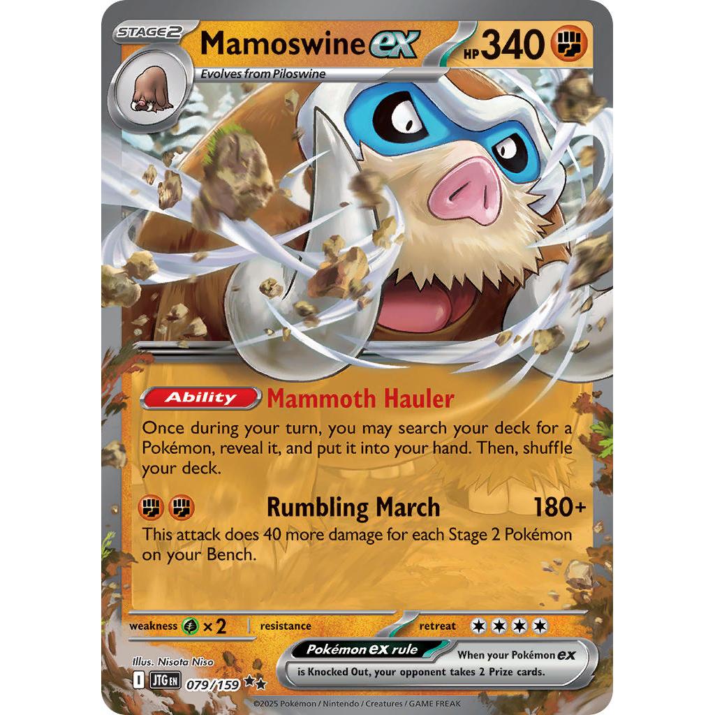 Pokemon TCG Mamoswine EX 079/159 - Journey Together