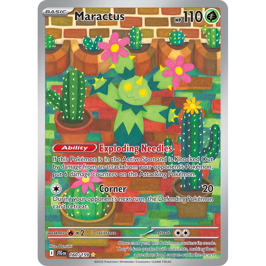 Pokemon TCG Maractus 160/196 - Journey Together