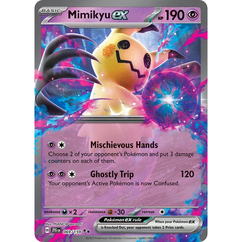 Pokemon TCG Mimikyu EX 069/159 - Journey Together