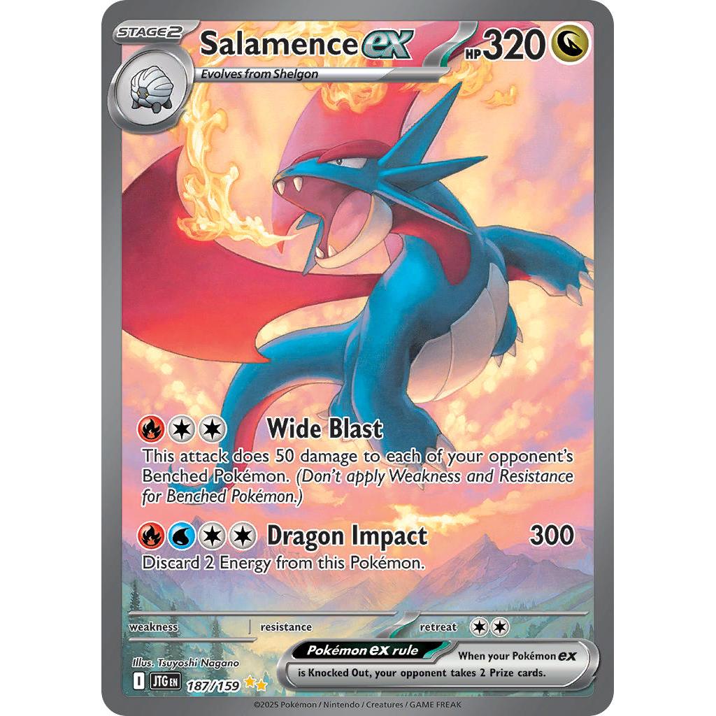 Pokemon TCG Salamence EX 187/196 - Journey Together
