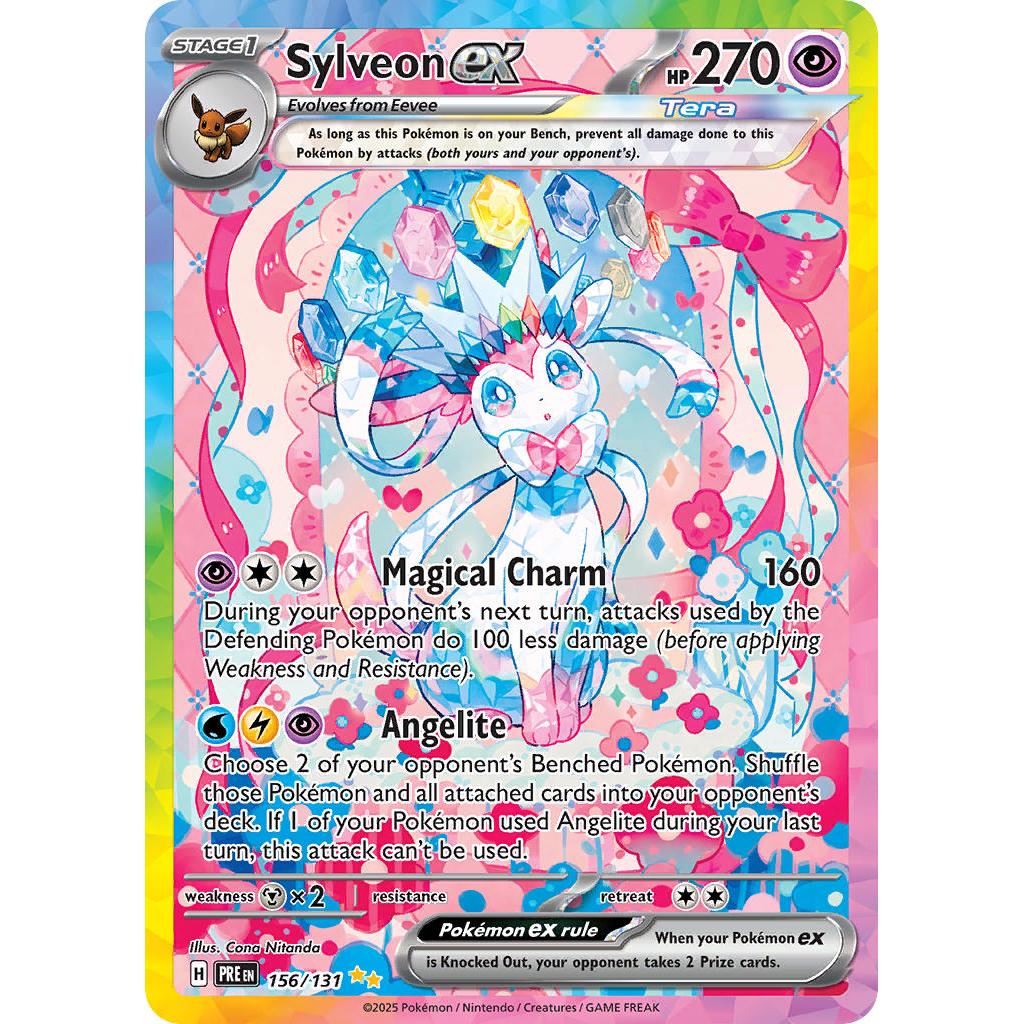 Pokemon TCG Sylveon EX 156/131 - Prismatic Evolutions