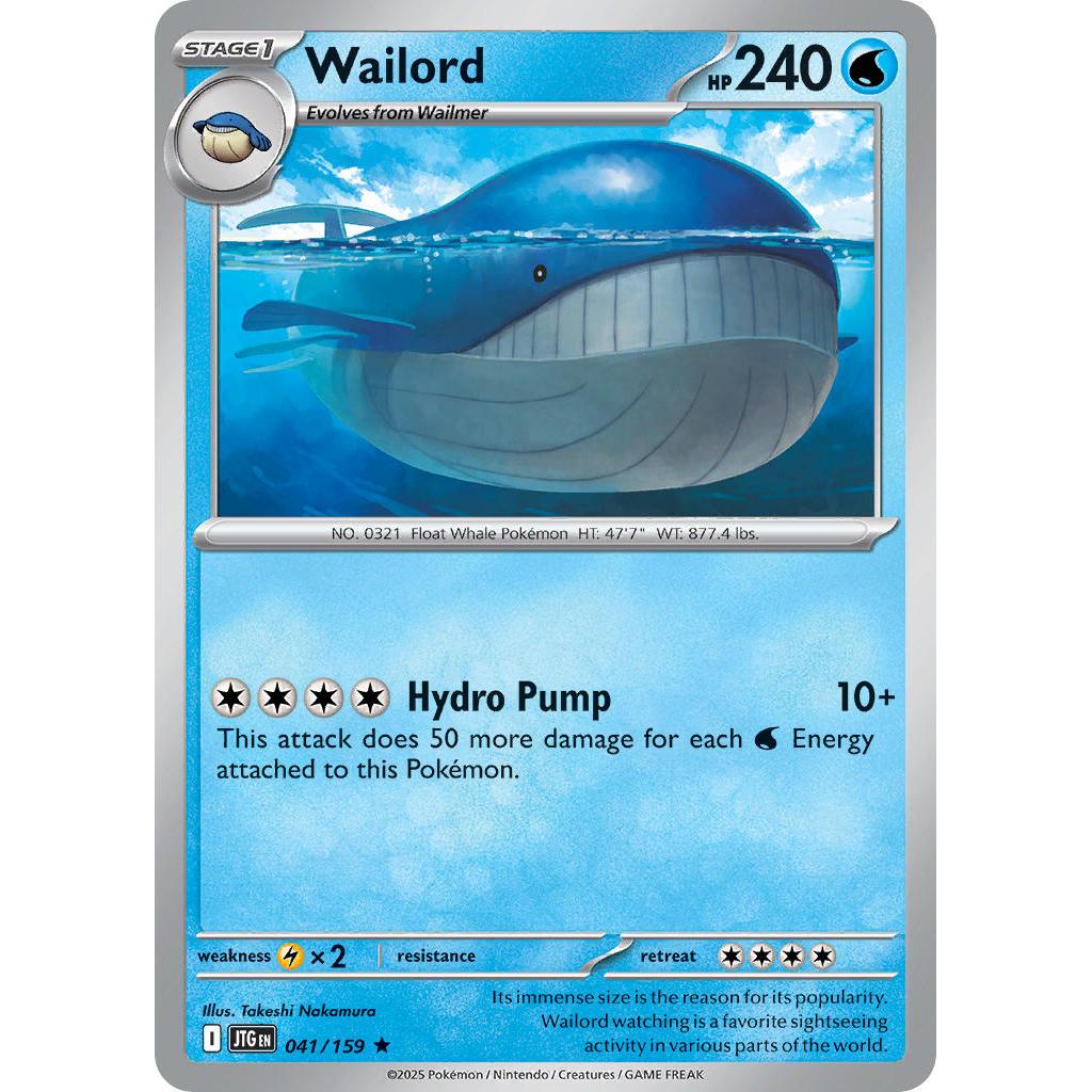 Pokemon TCG Wailord 041/159 - Journey Together