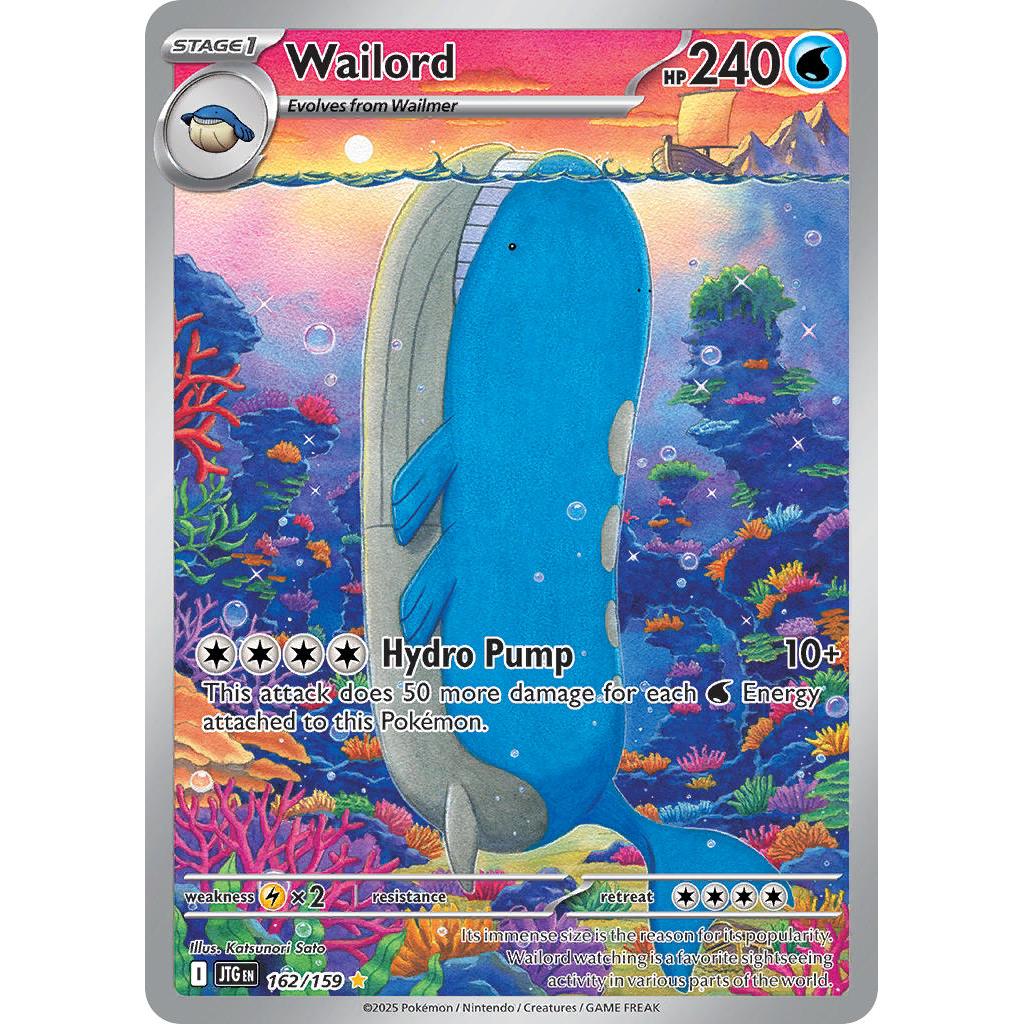 Pokemon TCG Wailord 162/159 - Journey Together