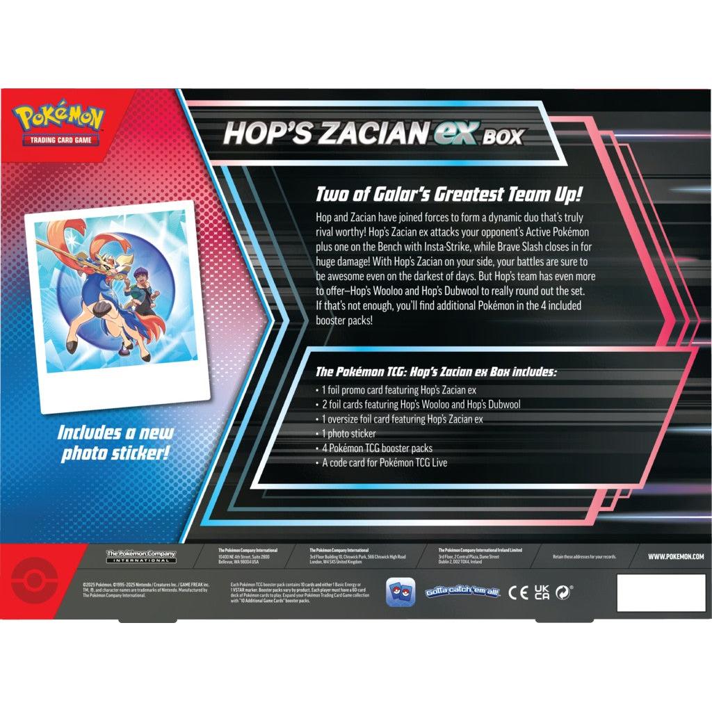 Pokemon Trading Card Game Hop's Zacian EX Box