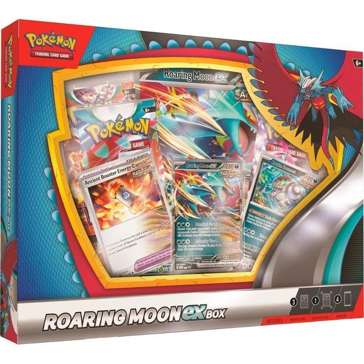 Pokemon Trading Card Game Roaring Moon EX/Iron Valiant EX box-Pokebundles Ireland