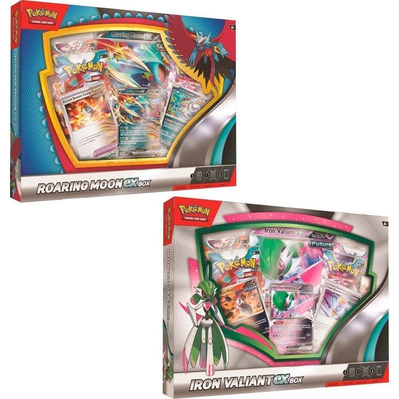 Pokemon Trading Card Game Roaring Moon EX/Iron Valiant EX box-Pokebundles Ireland