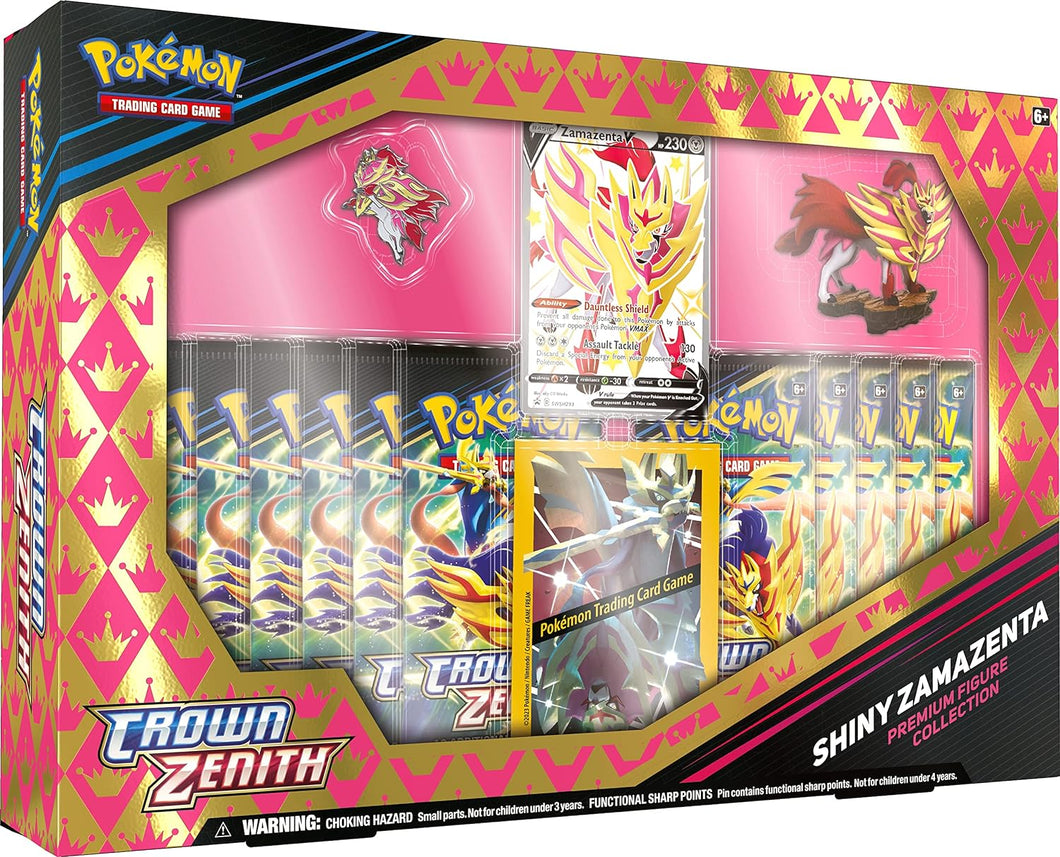 Pokemon TCG Crown Zenith: Shiny Zamazenta Premium Figure Collection