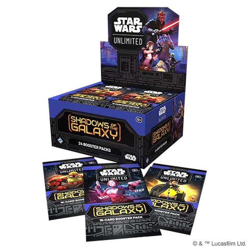 Star Wars Unlimited Shadows of the Galaxy Booster Box-Pokebundles Ireland