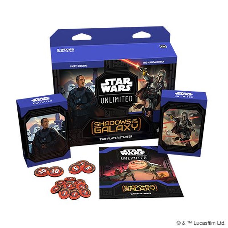 Star Wars Unlimited Shadows of the Galaxy Two Player Starter Deck-Pokebundles Ireland
