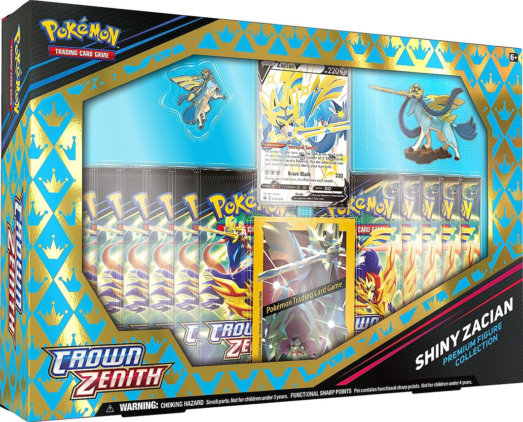 Pokemon TCG Crown Zenith: Shiny Zacian Premium Figure Collection - Pokebundles Ireland