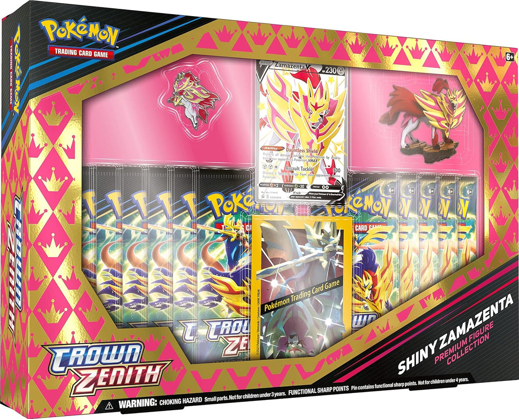 Pokemon TCG Crown Zenith: Shiny Zamazenta Premium Figure Collection - Pokebundles Ireland