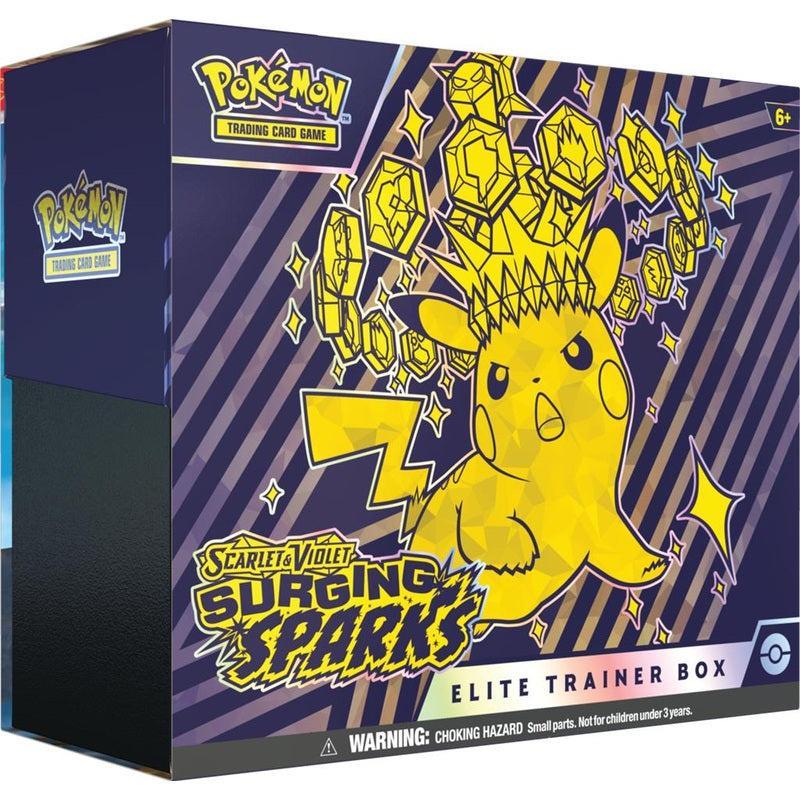 Pokemon Trading Card Game Surging Sparks Elite Trainer Box-Pokebundles Ireland