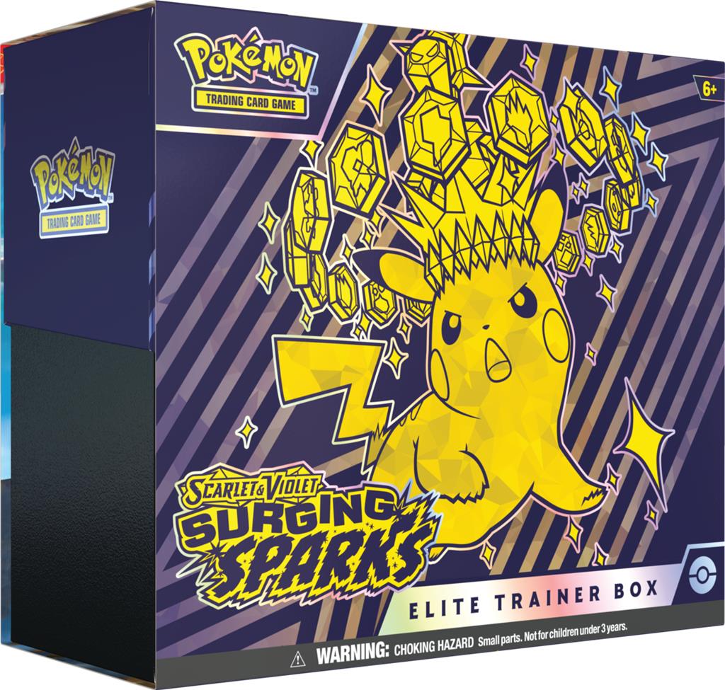 Pokemon Trading Card Game Surging Sparks Elite Trainer Box