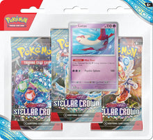 Load image into Gallery viewer, Pokemon Trading Card Game Stellar Crown - 3 Pack Bundle - Pokebundles Ireland
