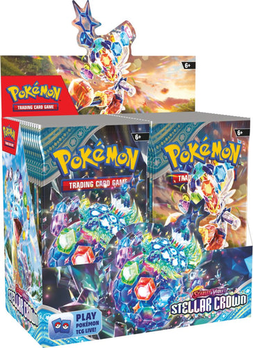 Pokemon Trading Card Game Stellar Crown Booster Box - Pokebundles Ireland