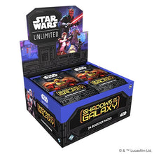 Load image into Gallery viewer, Star Wars Unlimited Shadows of the Galaxy Booster Box - Pokebundles Ireland
