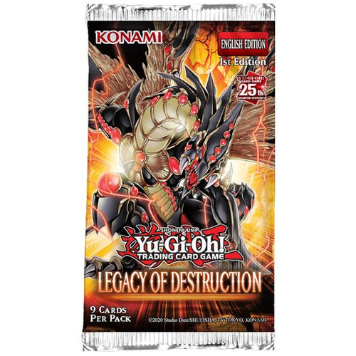 Yu Gi Oh! Legacy of Destruction Booster Pack - Pokebundles Ireland