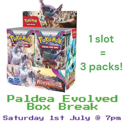 Pokebundles Box Break - Paldea Evolved 1st July 2023 - Pokebundles Ireland