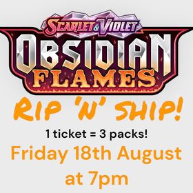 Pokebundles Rip 'n' Ship - Obsidian Flames Friday August 18th 2023 - Pokebundles Ireland