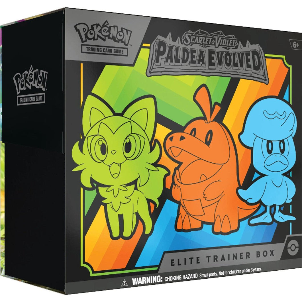 Pokemon TCG Paldea Evolved Elite Trainer Box - Pokebundles Ireland