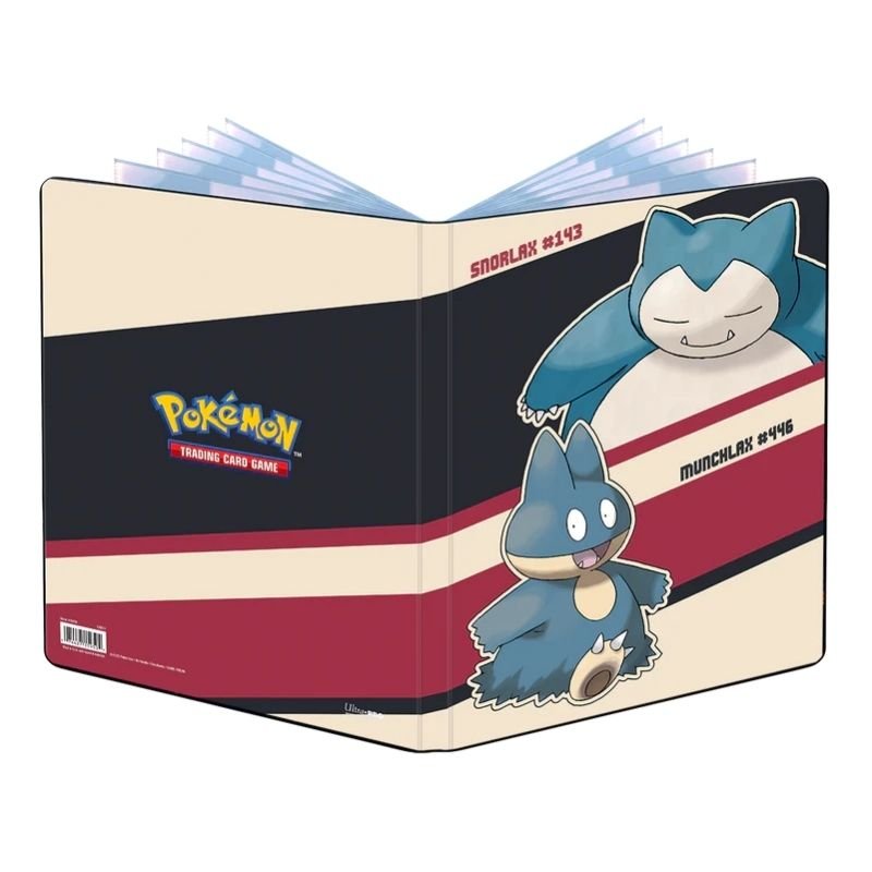 Ultrapro Snorlax and Munchlax 9-Pocket Portfolio for Pokémon - Pokebundles Ireland